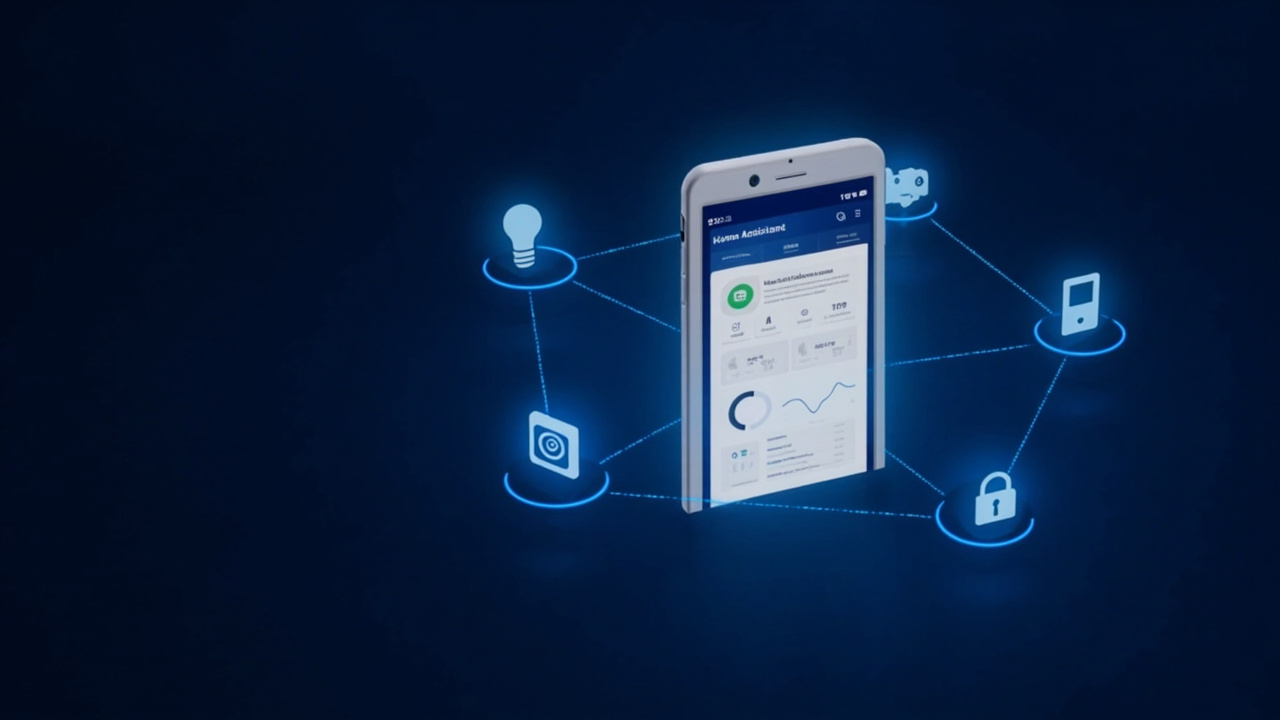 Dashboard Home Assistant sur smartphone